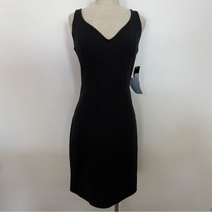 NWT Nordstrom Black Sleeveless Mini Dress